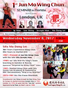 Jun Mo Wing Chun Kung Fu Seminar Nov 8