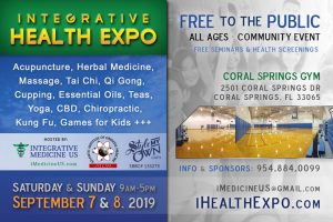 Integrative Health Expo Coral Springs Florida Sept 7-8 2019