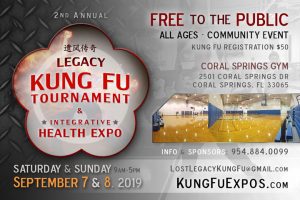 Legacy Ft Lauderdale Kung Fu Tournament Florida Sept 7-8 2019